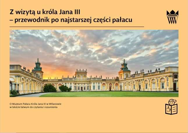 Okładka do e-booka "Z wizytą u króla Jana III – przewodnik po najstarszej części pałacu". 