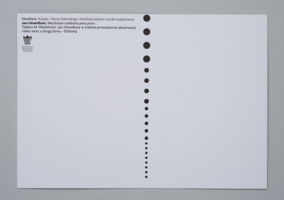 Rewers pocztówki z logotypem Muzeum Pałacu Króla Jana III w Wilanowie.