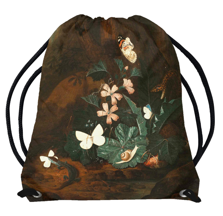 Plecak - worek z motywem motyli.